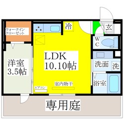 D-ROOM FIRST 大善寺駅前の物件間取画像